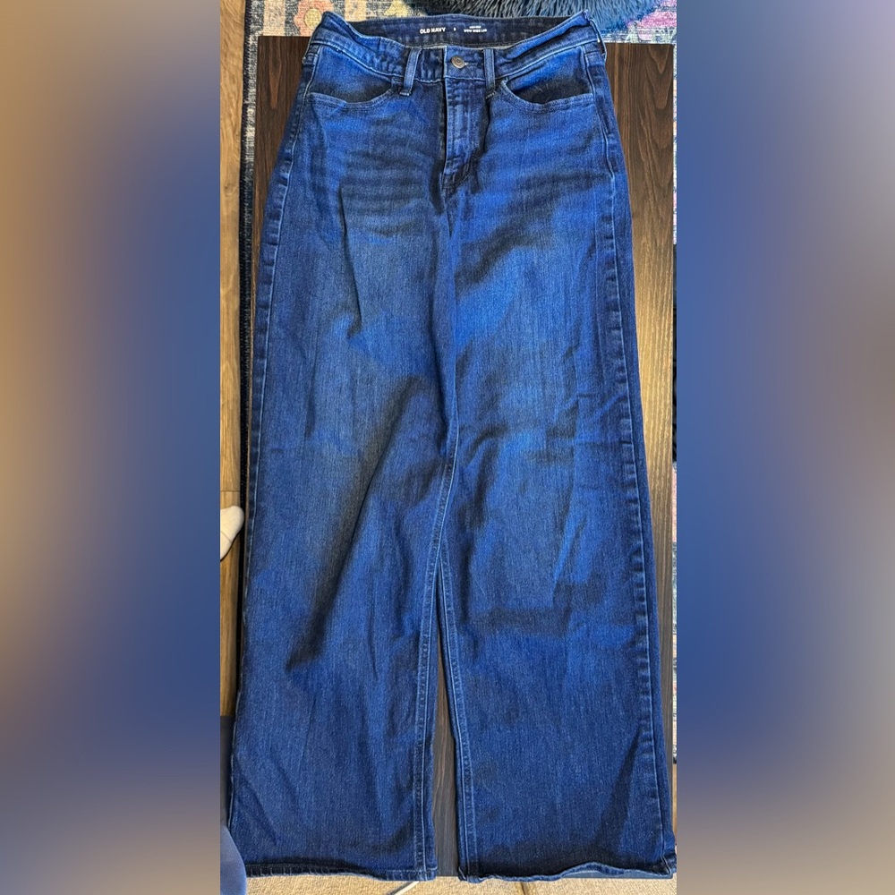 Old Navy High Rise Wow Wide Leg Jean Size 2